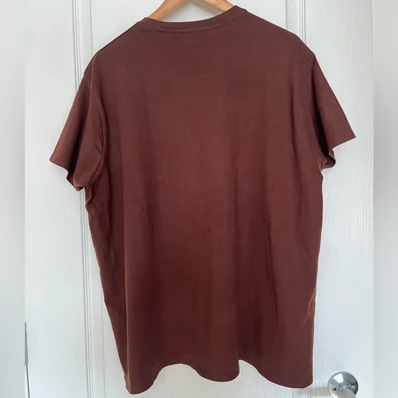 Tummii “Mama Knows Best” Graphic T-Shirt Trendy Casual Chocolate Brown Size L - Picture 3 of 11